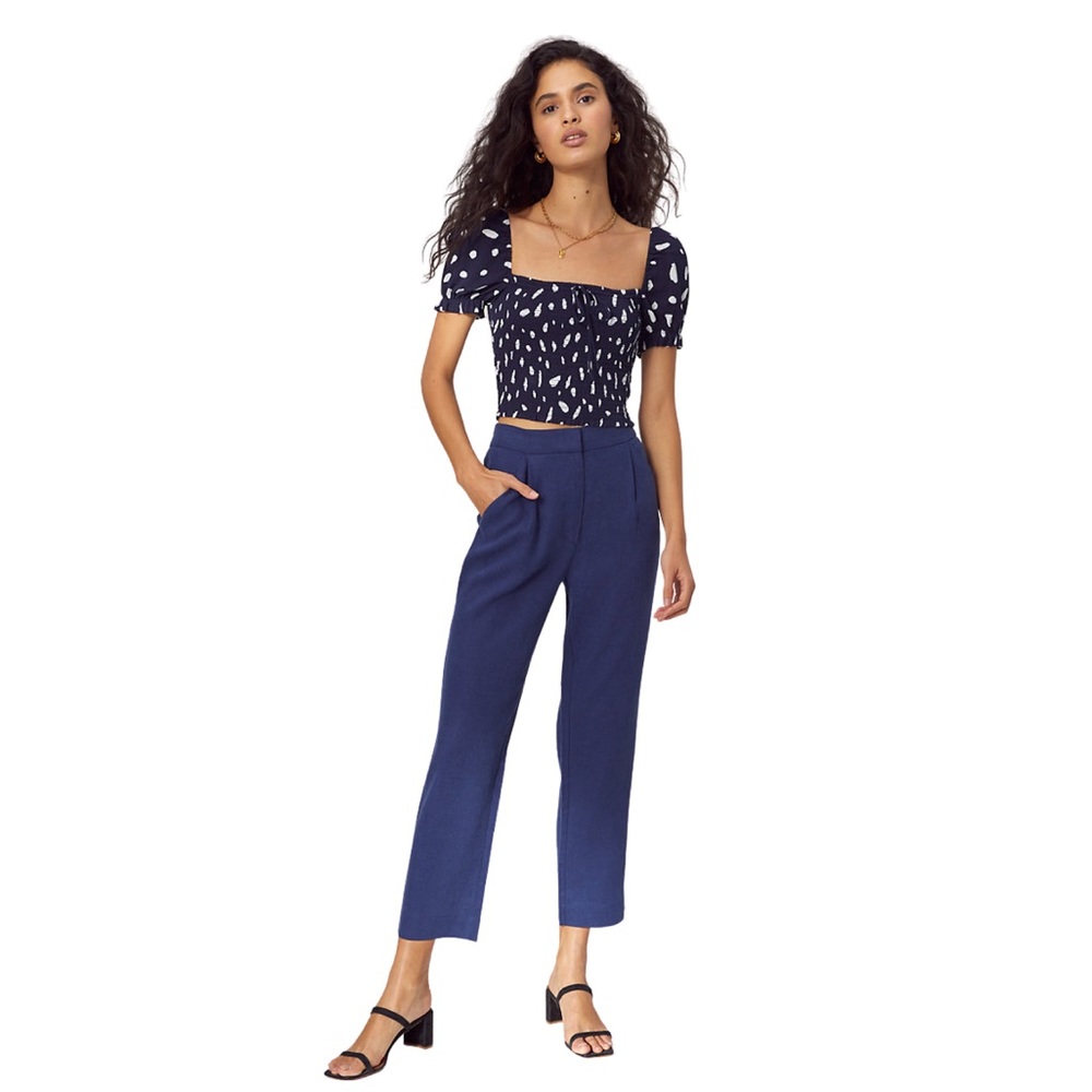 NWOT Wilfred Free SPARKS Pants in Classic Navy size 8
